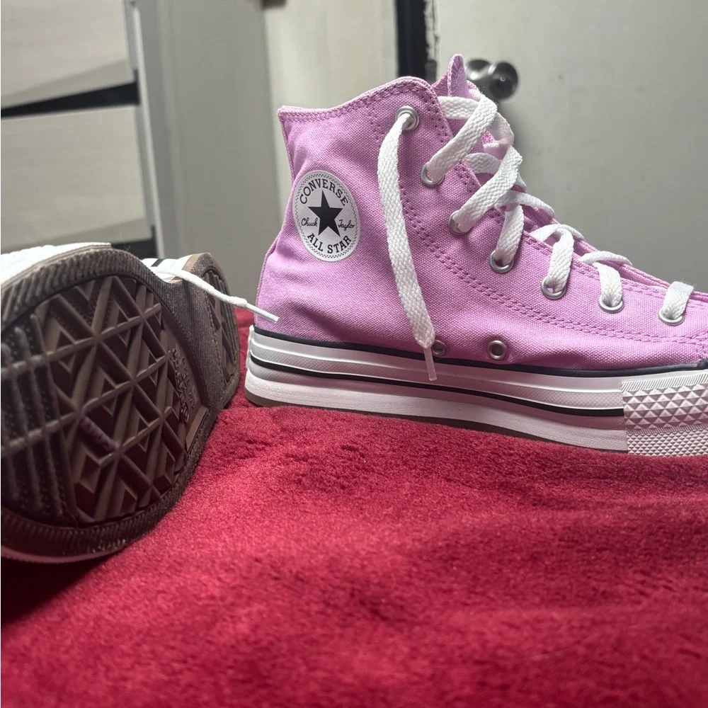 Converse Kids' Pink High-Top Sneakers
